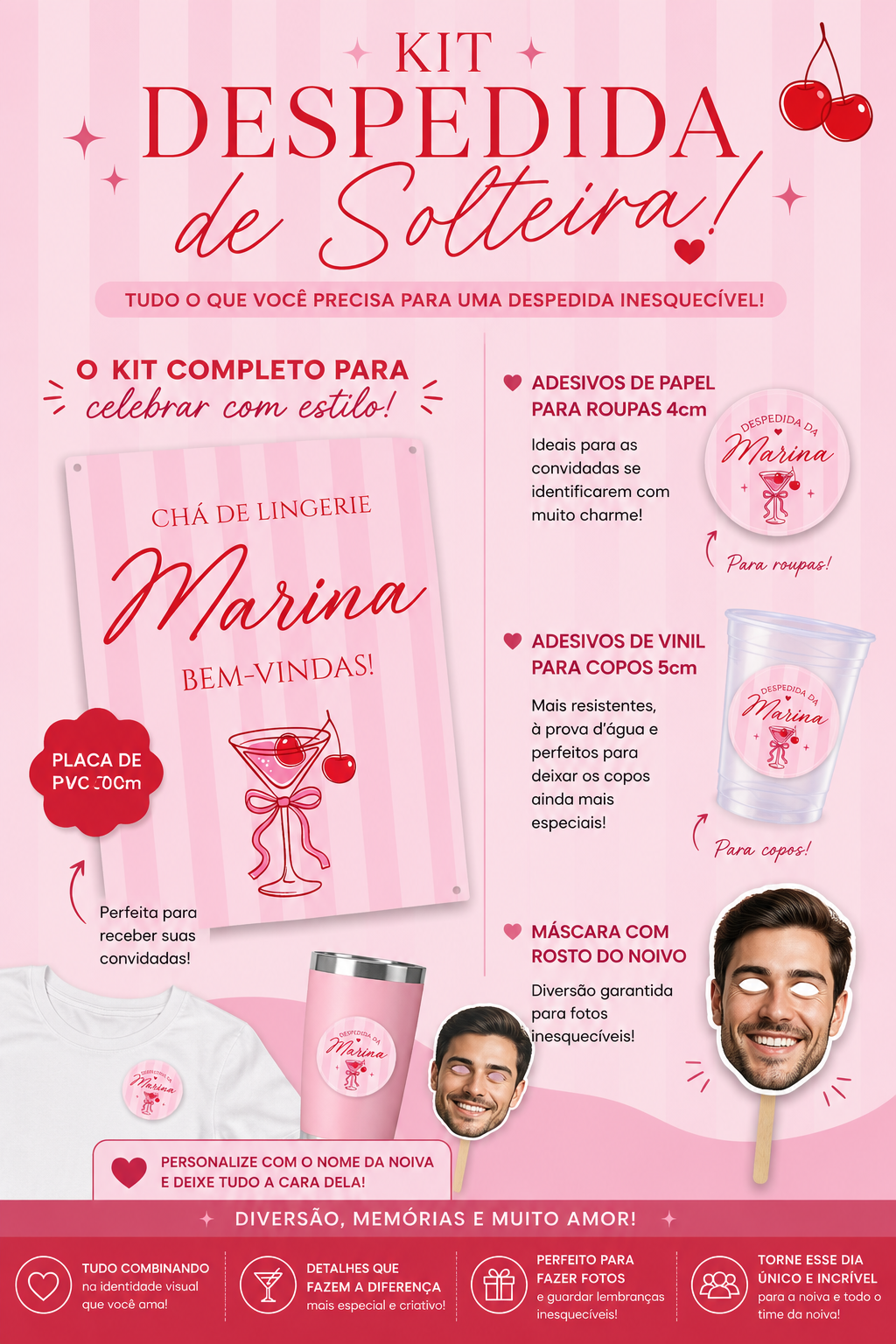 Kit Despedida de Solteira