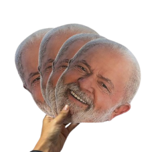 Mascara de papel Lula