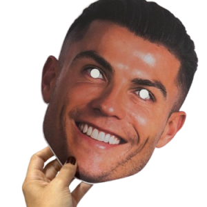 Mascara de papel Cristiano Ronaldo
